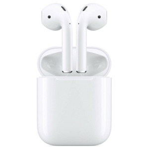 אוזניות אלחוטיות Apple AirPods 2 אפל - שנה אחריות יבואן רשמי
