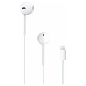 אוזניות In-ear מקוריות של Apple עם חיבור Lightning - בקר שליטה ומיקרופון - שנה אחריות