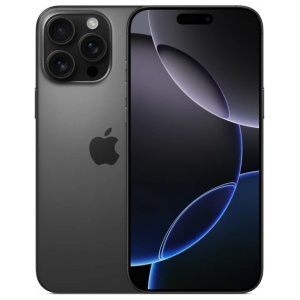 אייפון אפל Apple iPhone 16 Pro Max 256GB - Black Titanium - שנה אחריות יבואן רשמי - ללא מטען וללא אוזניות