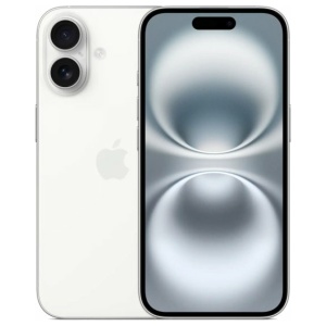 אייפון אפל Apple iPhone 16 128GB -  White - שנה אחריות DCS - ללא מטען וללא אוזניות