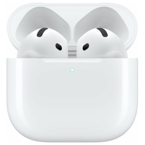 אוזניות אלחוטיות Apple AirPods 4 ANC עם בידוד רעשים אקטיבי - שנה אחריות