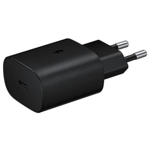 ראש מטען קיר מהיר סמסונג - Samsung Super Fast Travel Charger 25W - צבע שחור