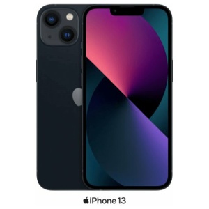 אייפון אפל Apple iPhone 13 128GB - Midnight - שנה אחריות יבואן רשמי - ללא מטען וללא אוזניות