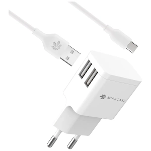 מ.קיר MIR MWC244 2.4A 2USB TYPEC
