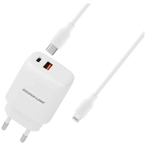 מ.קיר Type-C to Lightning 18W+20W לבן SL