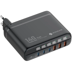 מטען קיר עוצמתי 140W עם 6 יציאות טעינה דגם MWC140W מבית Miracase